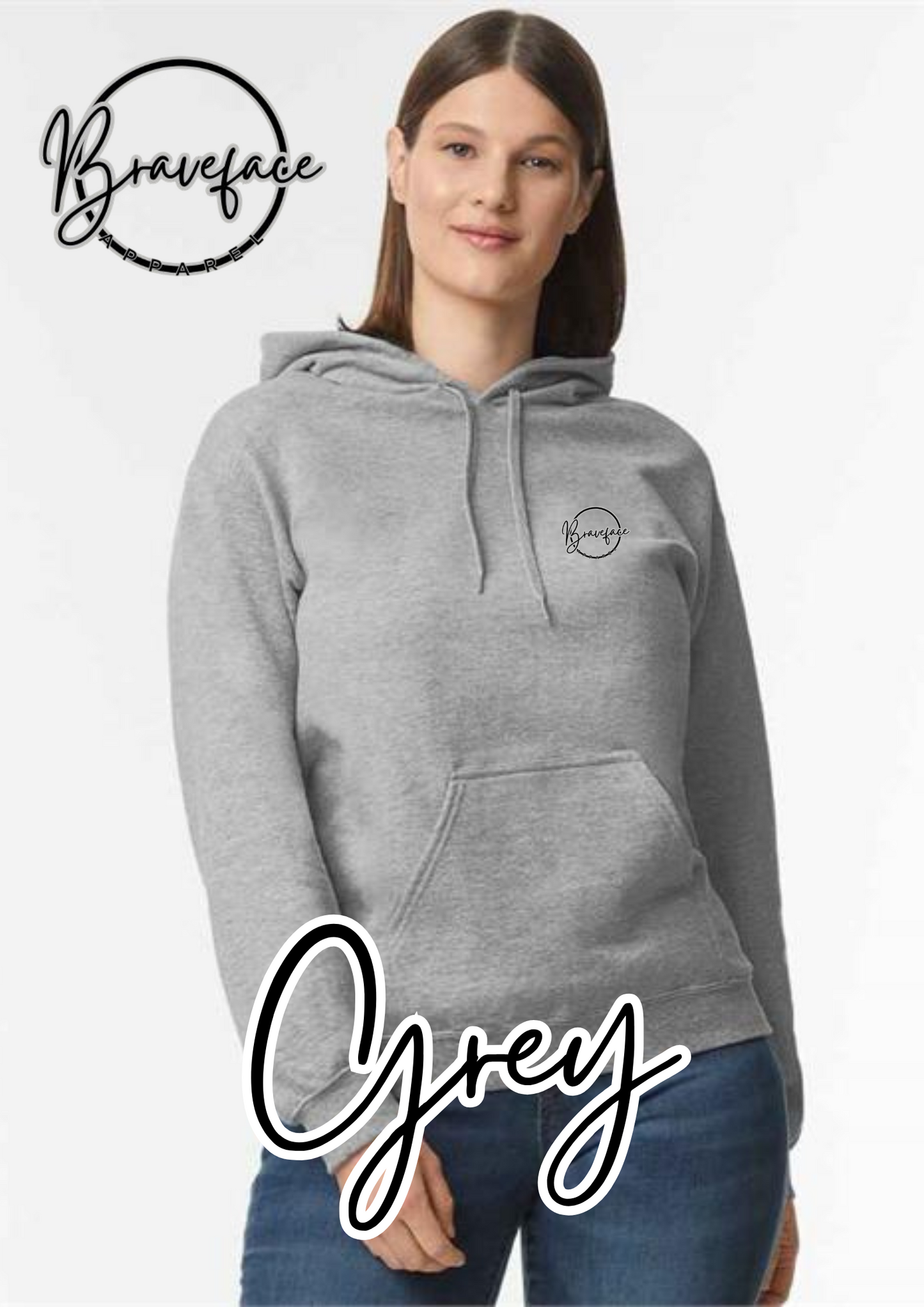 Braveface 'Simply' Softstyle Hoodie