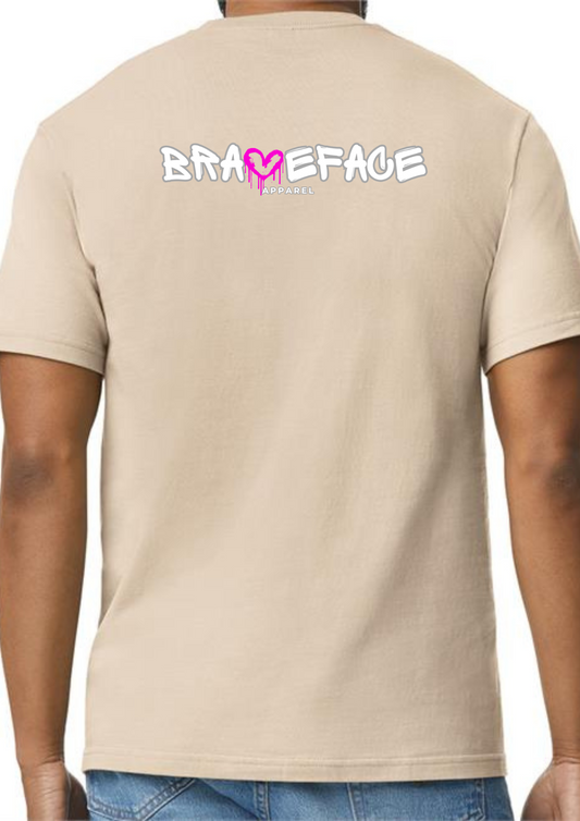 Braveface 'Heart' Unisex Cotton Tee