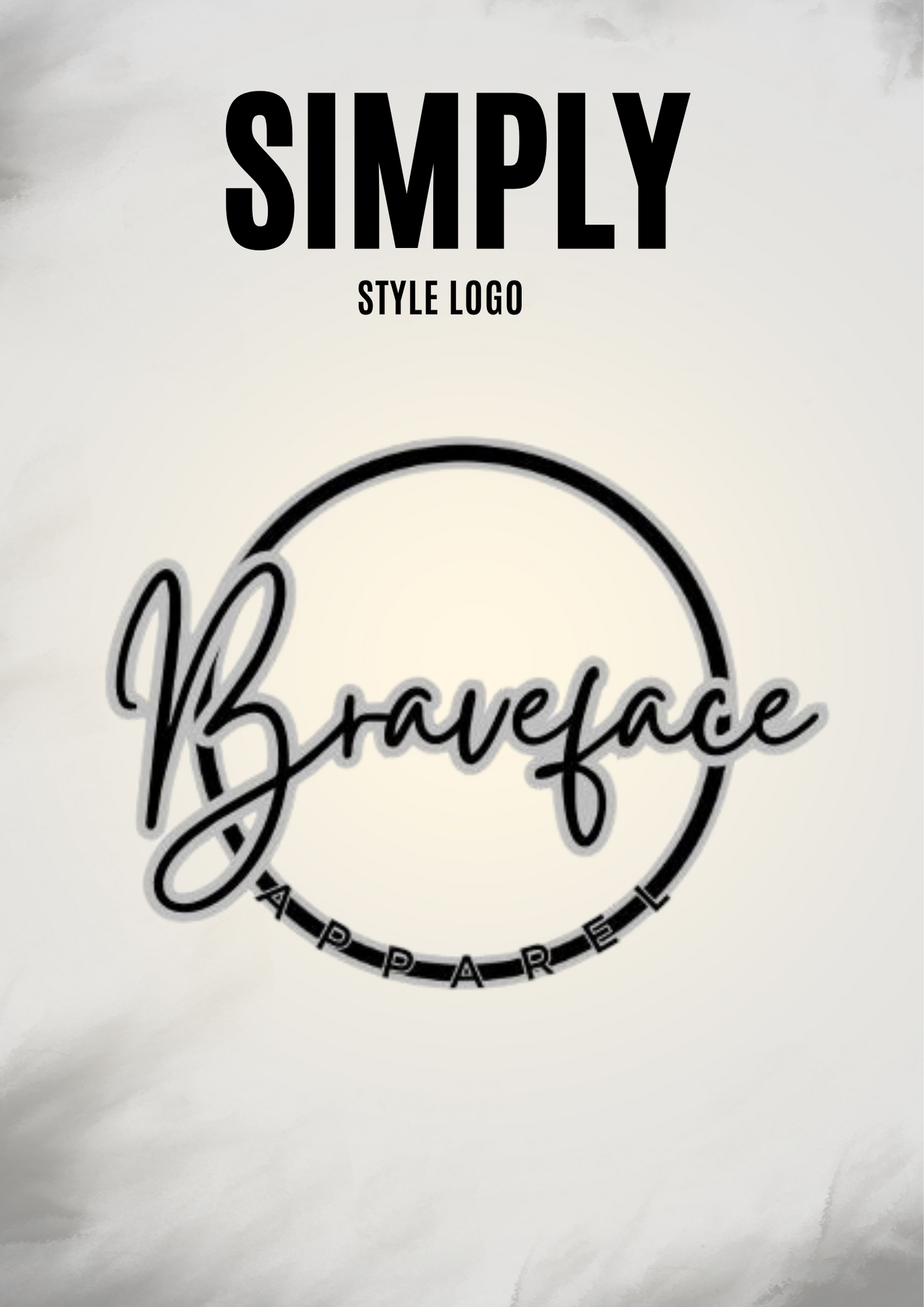 Braveface 'Simply' Softstyle Hoodie